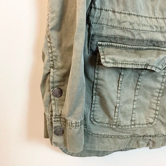 Anthropologie Lightweight Utility Jacket by Marrakech - Green - S - Picture 4 of 7